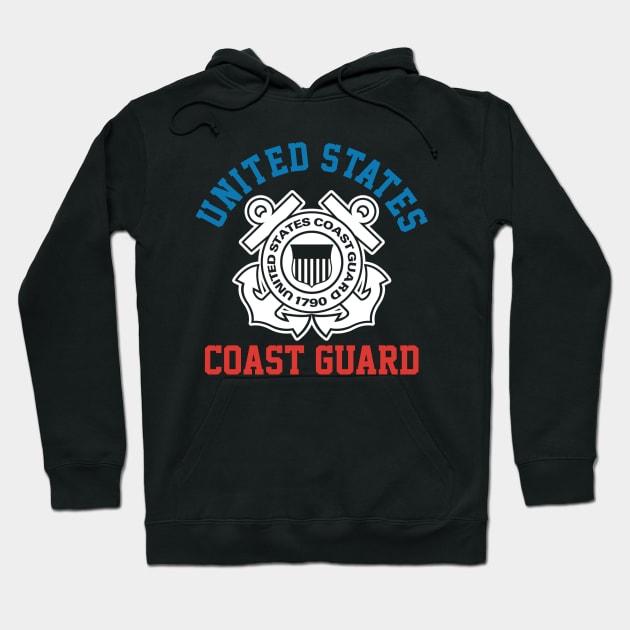 US Coast Guard USCG Hoodie by Otis Patrick